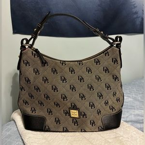 Like New Dooney & Bourke monogram hobo bag